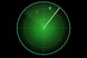 Representation of a UFO on Radar