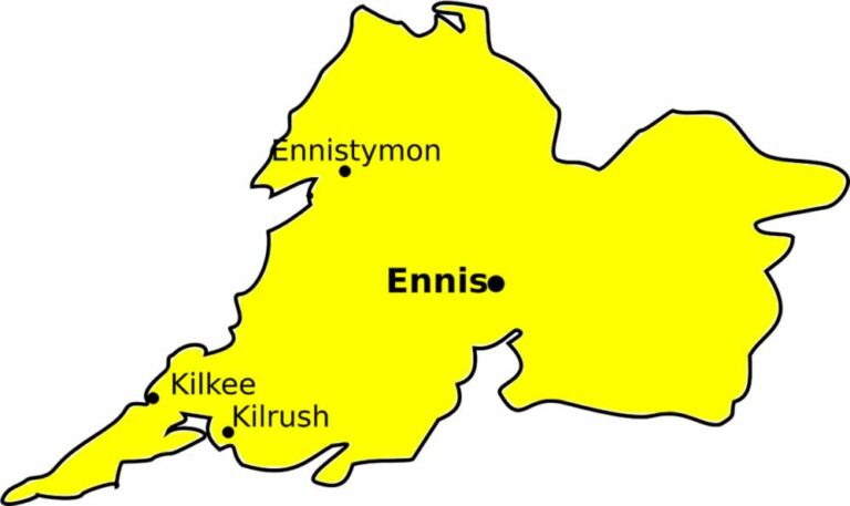 County Clare Ireland - Location of the Clare UFO Sighting